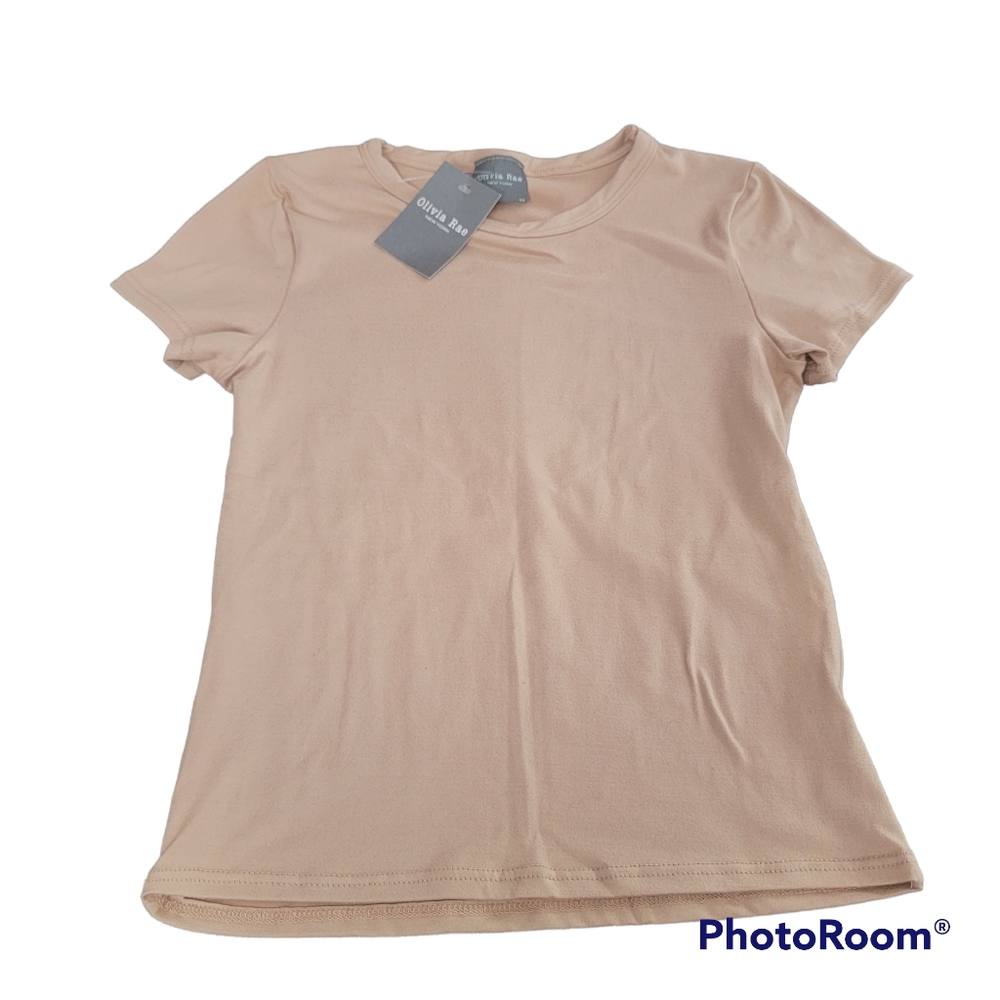 Tan Soft Short Sleeve Tee